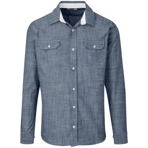 Mens Long Sleeve Windsor Shirt Navy